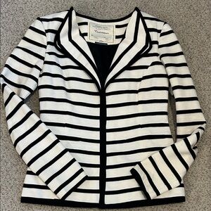 Cartonnier for Anthropologie Striped Knit Blazer, S